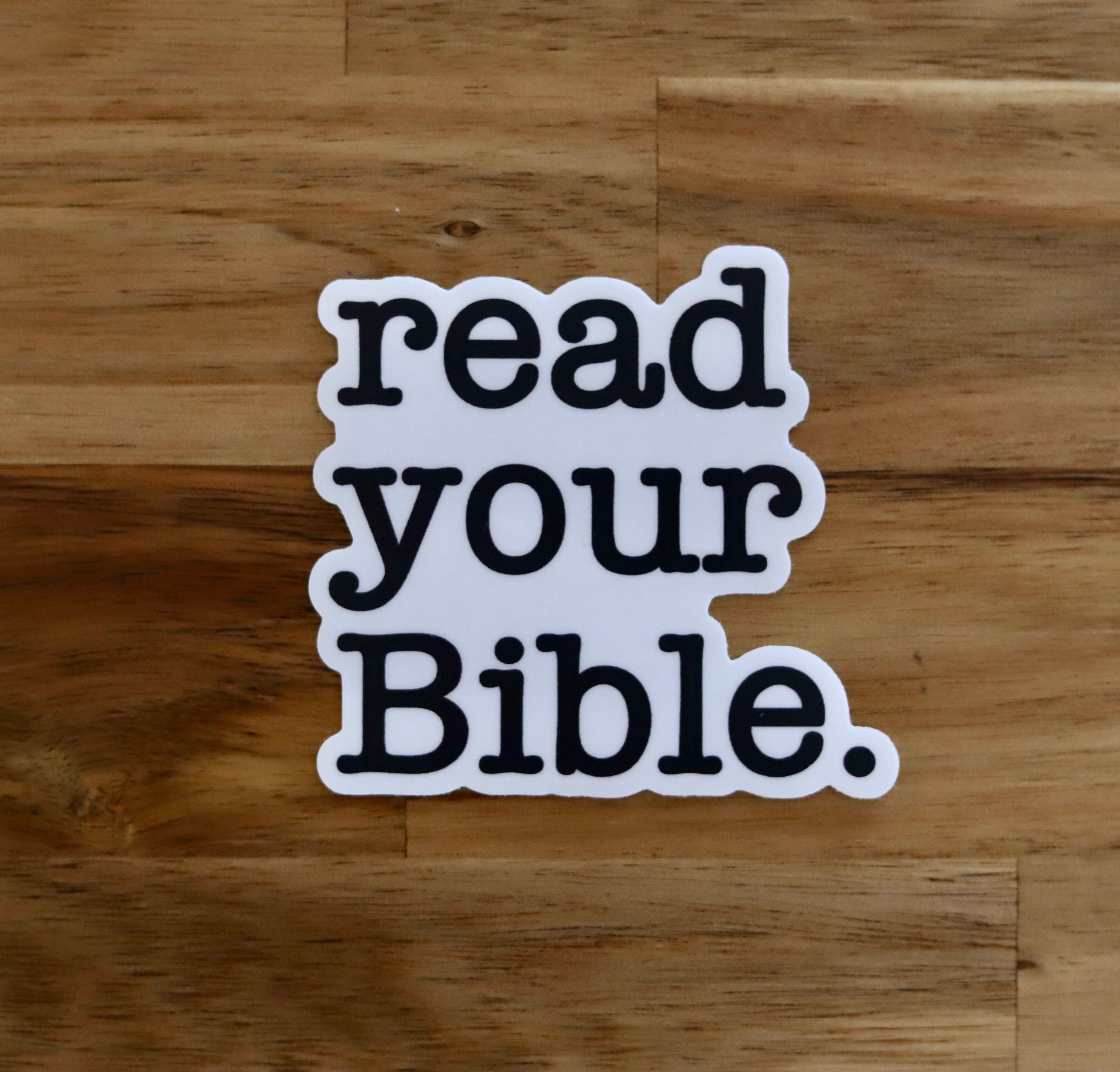 Read Your Bible Sticker